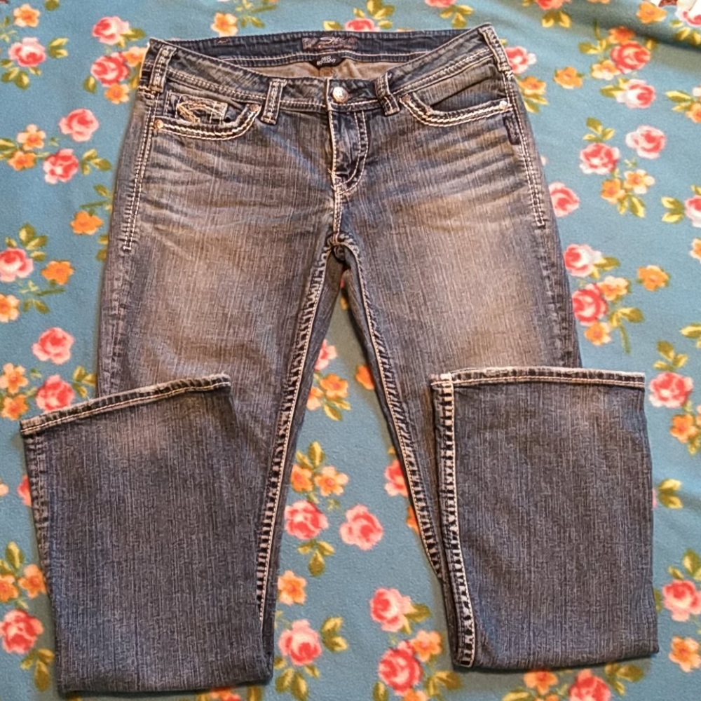 Silver jeans